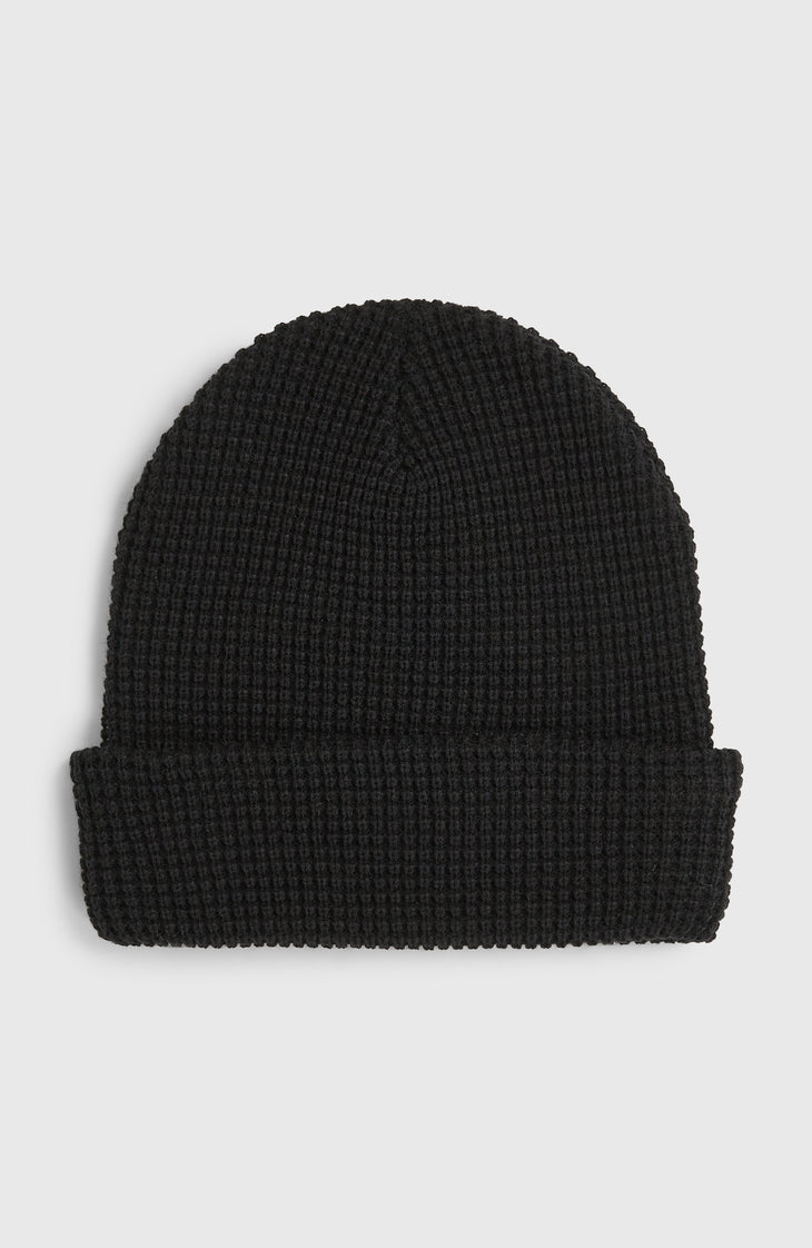 Texture Beanie | Black Out