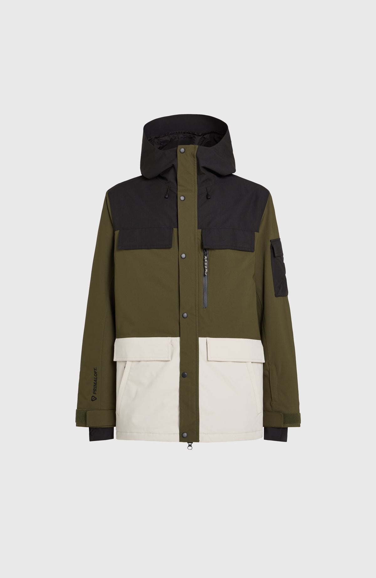Utility Pro Hybrid Snow Jacket | Forest Night Colour Block