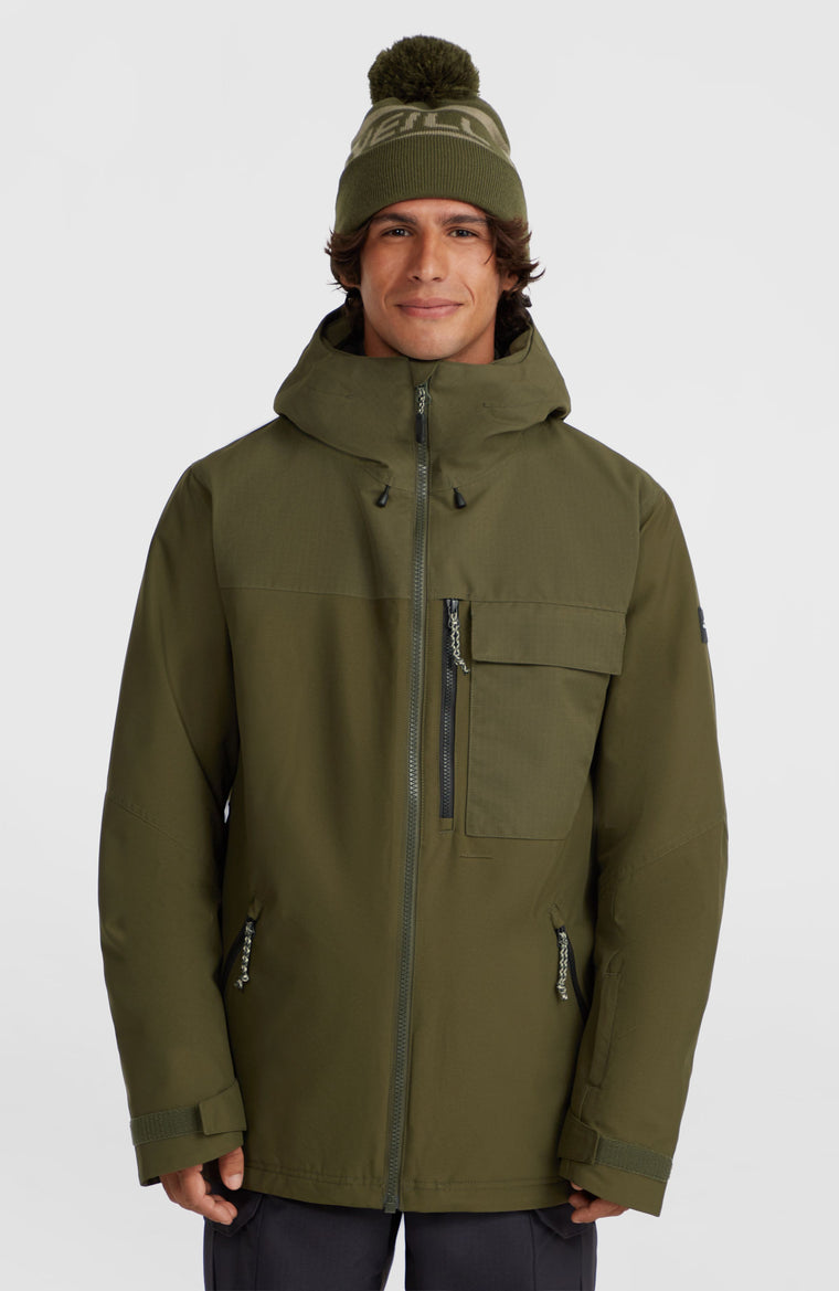 Utility Hybrid Snow Jacket | Forest Night Utility Hybrid Snow Jacket | Forest Night