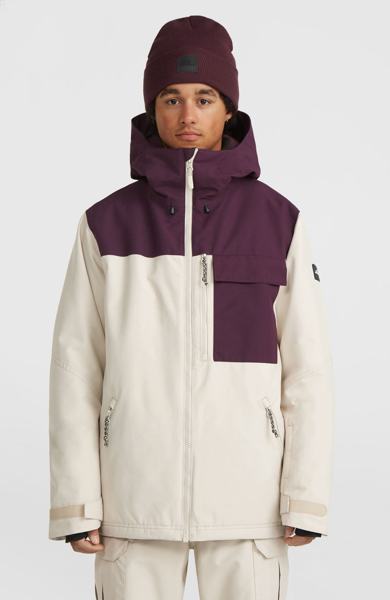 Utility Hybrid Snow Jacket | Atmosphere Colour Block Utility Hybrid Snow Jacket | Atmosphere Colour Block