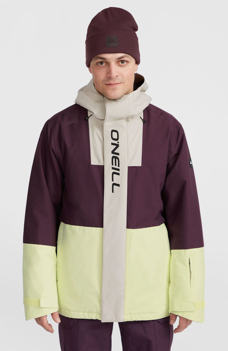 O'Riginals Hybrid Snow Jacket | Aubergine Colour Block O'Riginals Hybrid Snow Jacket | Aubergine Colour Block
