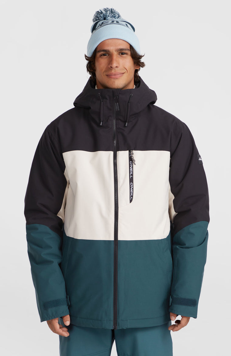 Carbonite Snow Jacket | Alma Steel Colour Block Carbonite Snow Jacket | Alma Steel Colour Block
