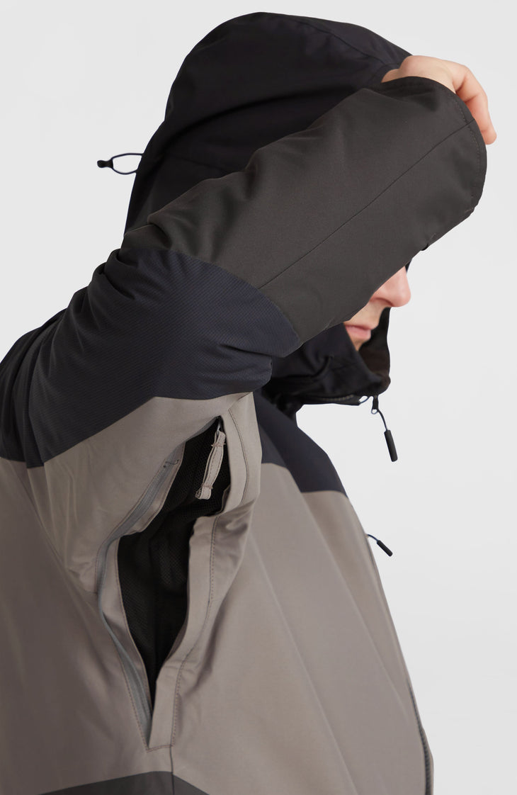 Carbonite Snow Jacket | Black Out Colour Block