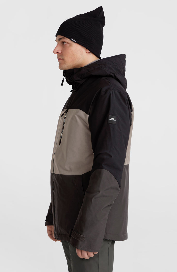 Carbonite Snow Jacket | Black Out Colour Block
