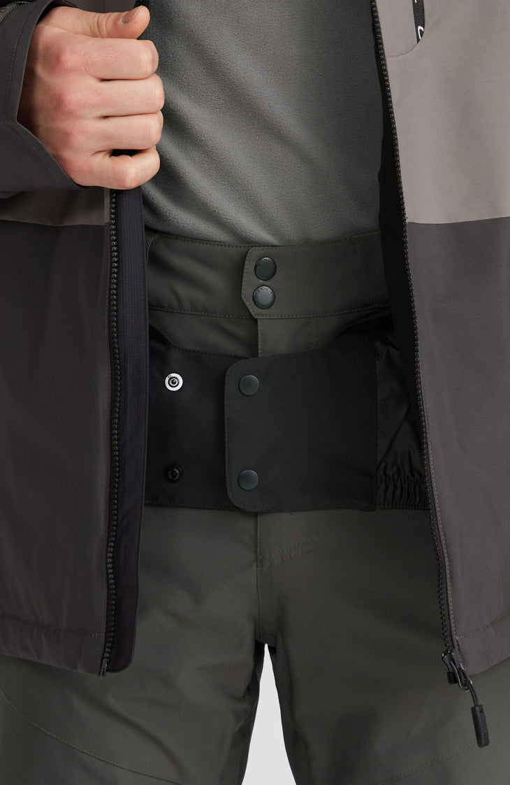 Carbonite Snow Jacket | Black Out Colour Block