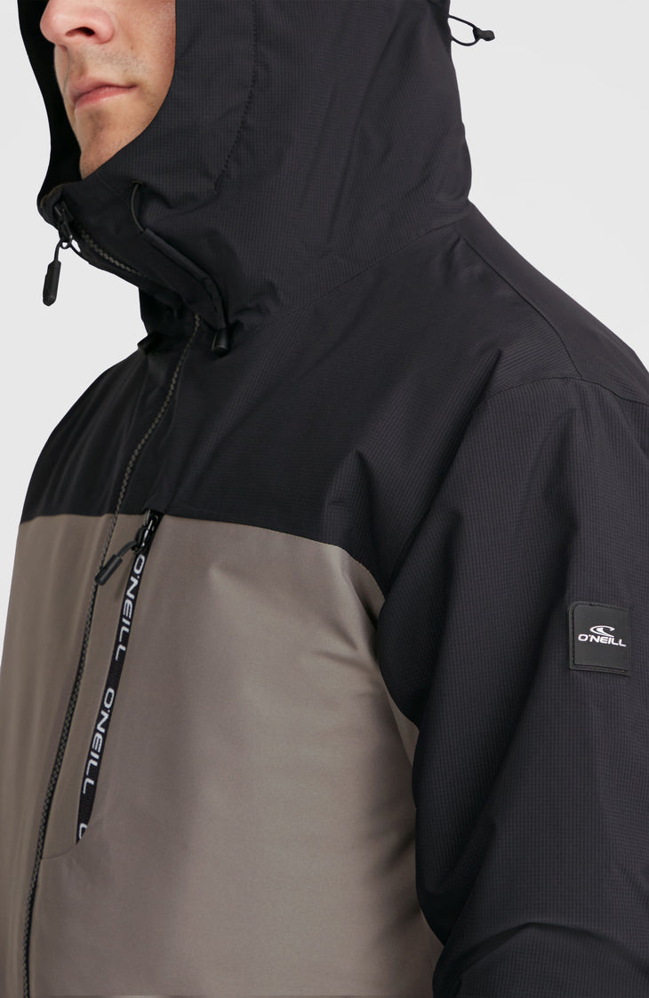 Carbonite Snow Jacket | Black Out Colour Block