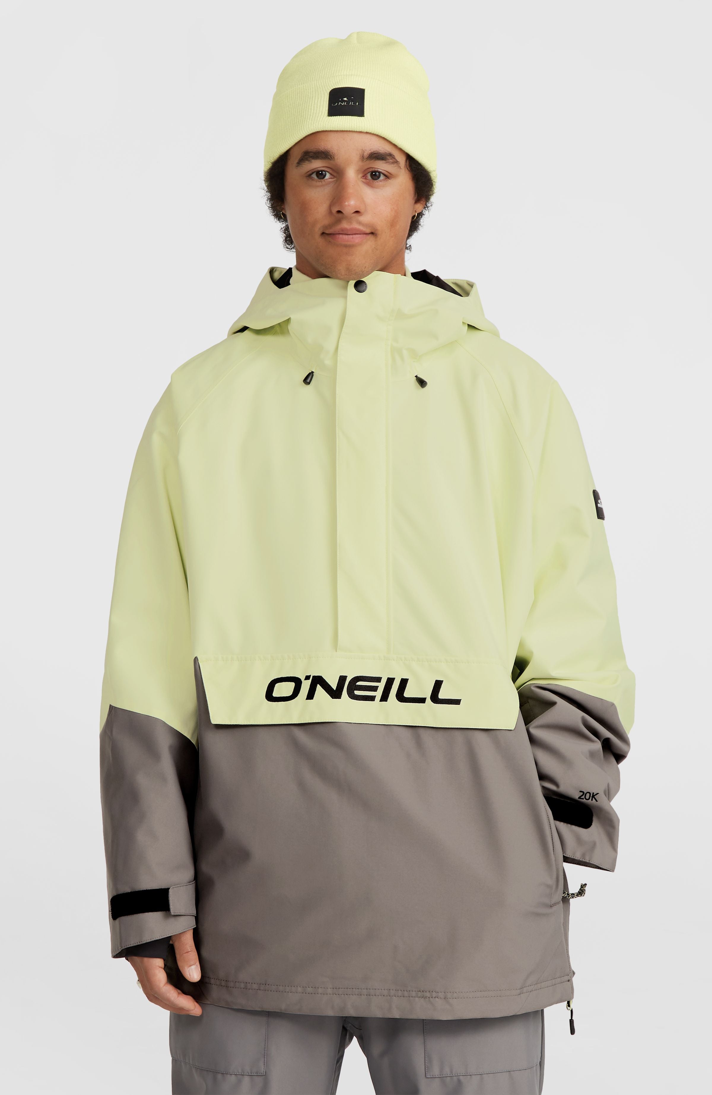 O'Riginals Anorak Snow Jacket | Lime Wash Colour Block – O'Neill UK