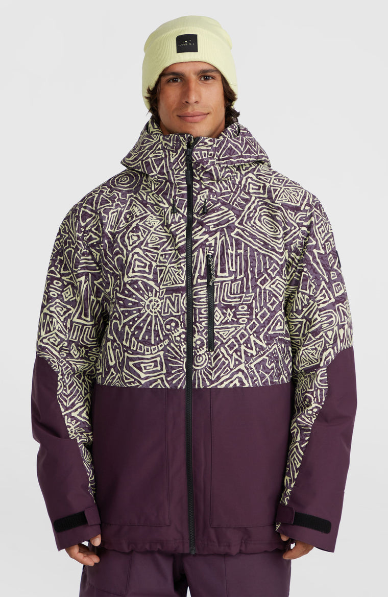O'Riginals Block Snow Jacket | Dark Purple Sketcheritage O'Riginals Block Snow Jacket | Dark Purple Sketcheritage