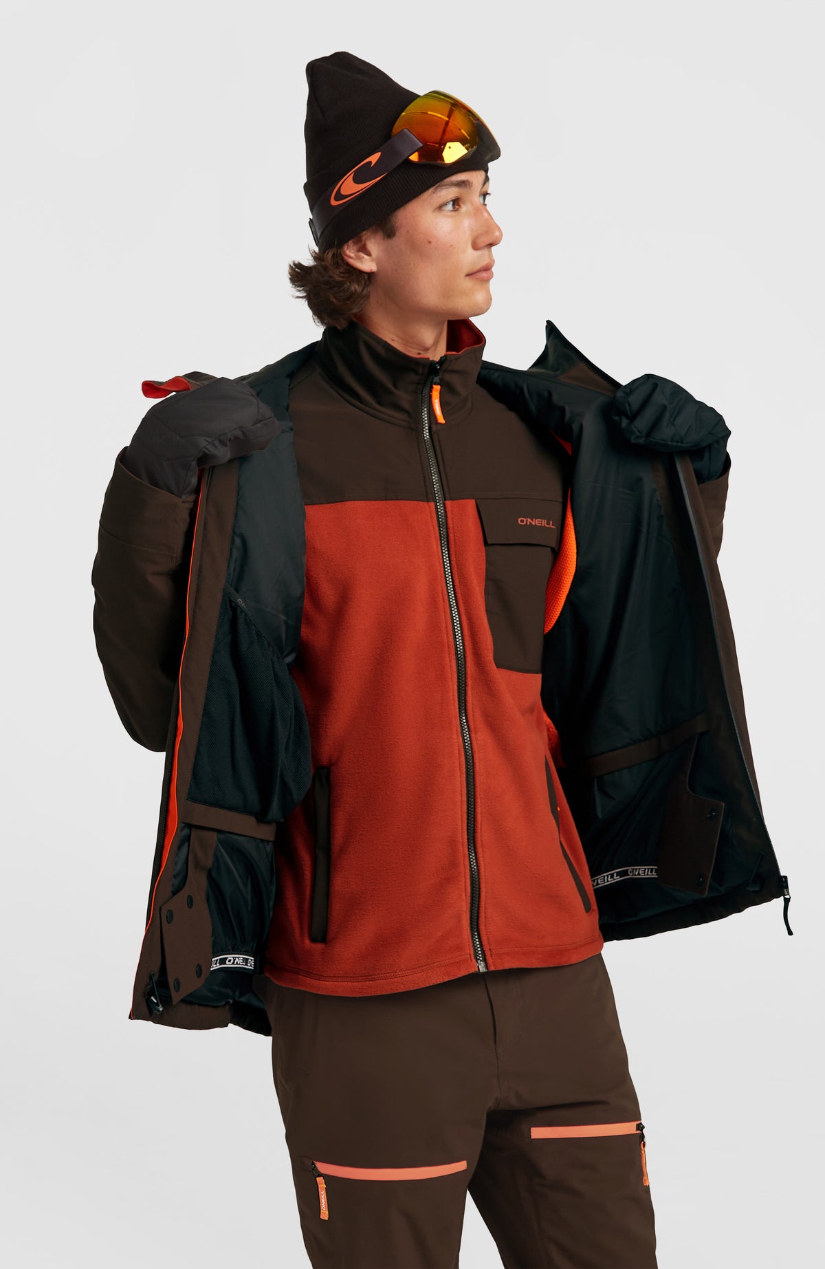 FWC’Peak Fire Snow Jacket | Flame Colour Block