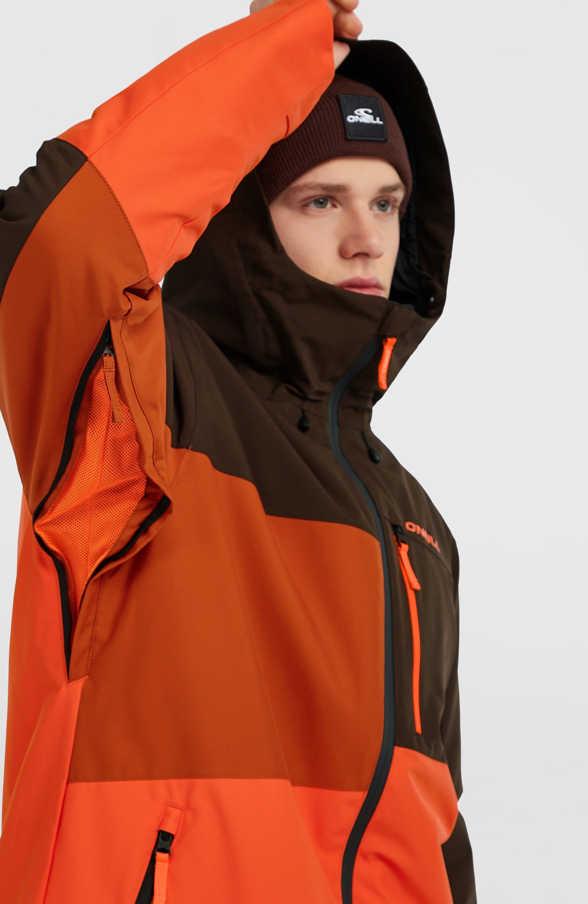 FWC'Cruz Triple Snow Jacket | Coffee Bean Colour Block