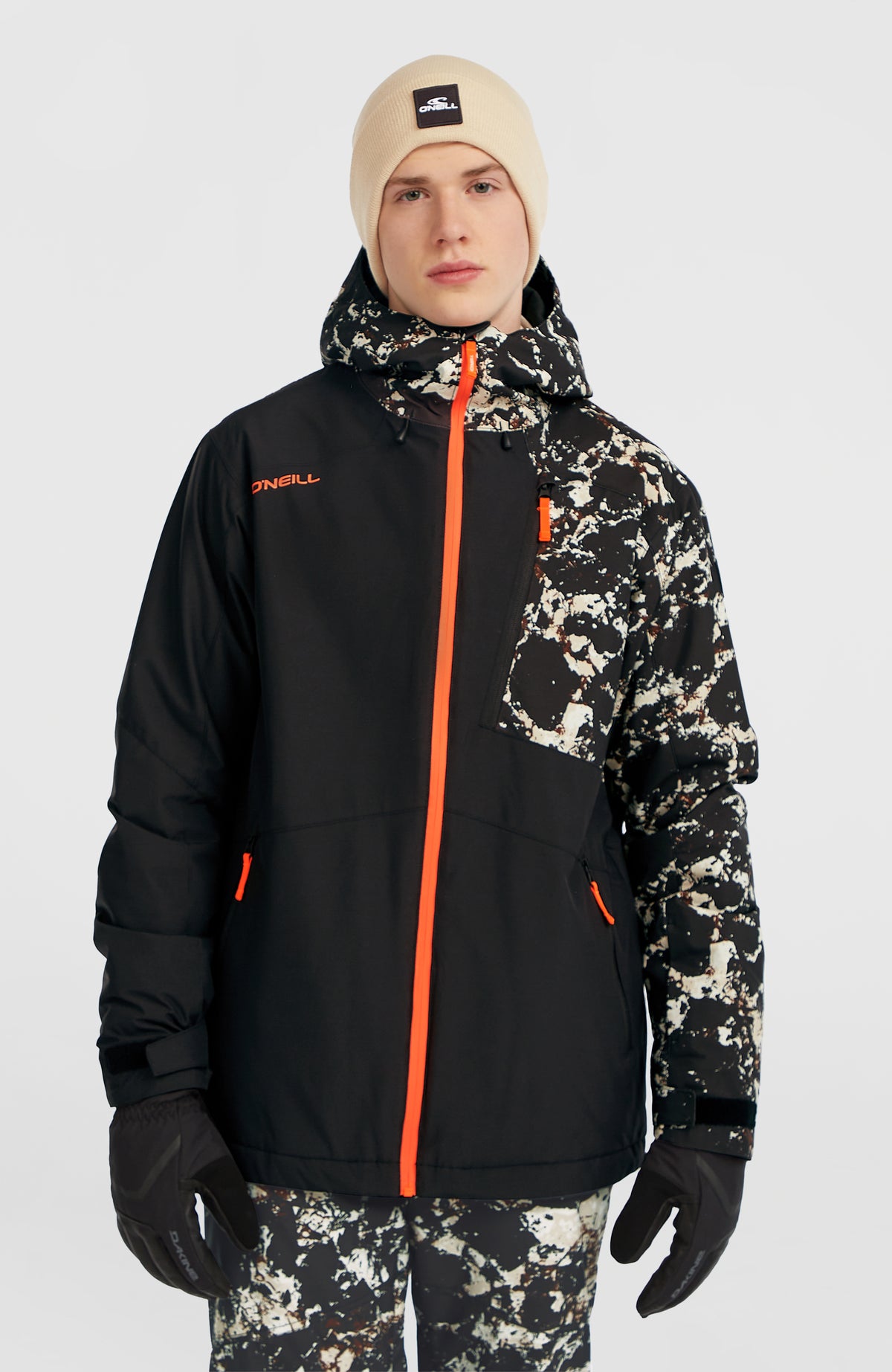 FWC'Cruz Block Snow Jacket | Black/Beige Quarry