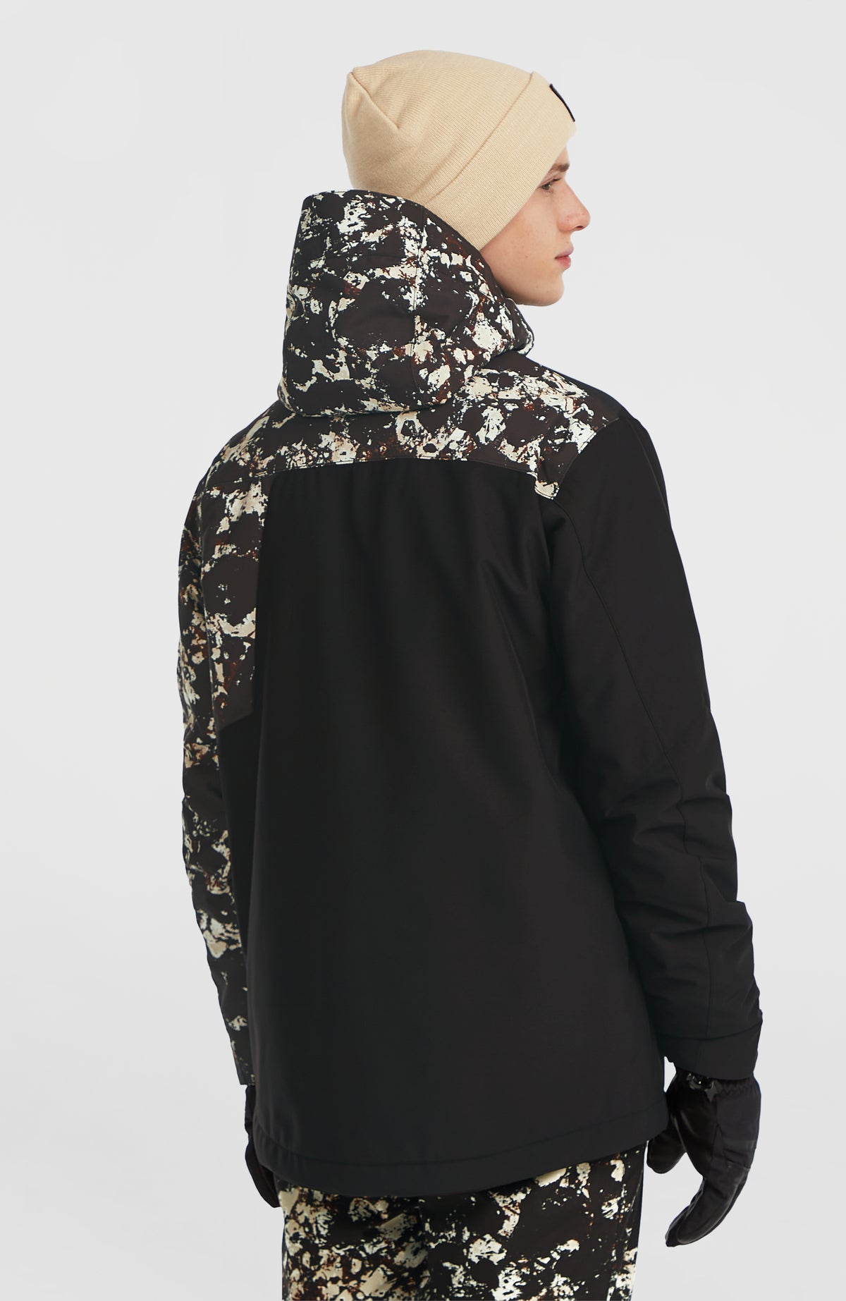 FWC'Cruz Block Snow Jacket | Black/Beige Quarry