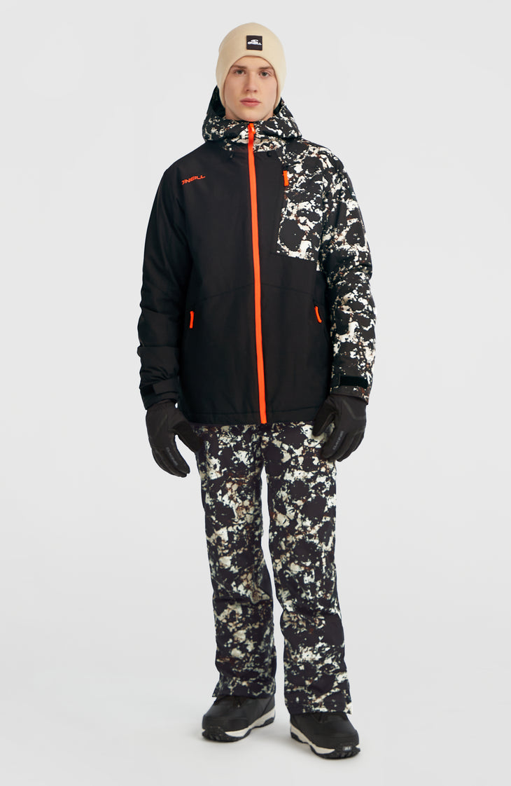 FWC'Cruz Block Snow Jacket | Black/Beige Quarry