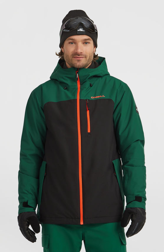 FWC'Cruz Duo Snow Jacket | Emerald Envy Colour Block