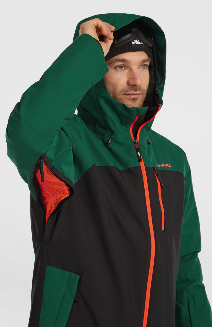 FWC'Cruz Duo Snow Jacket | Emerald Envy Colour Block