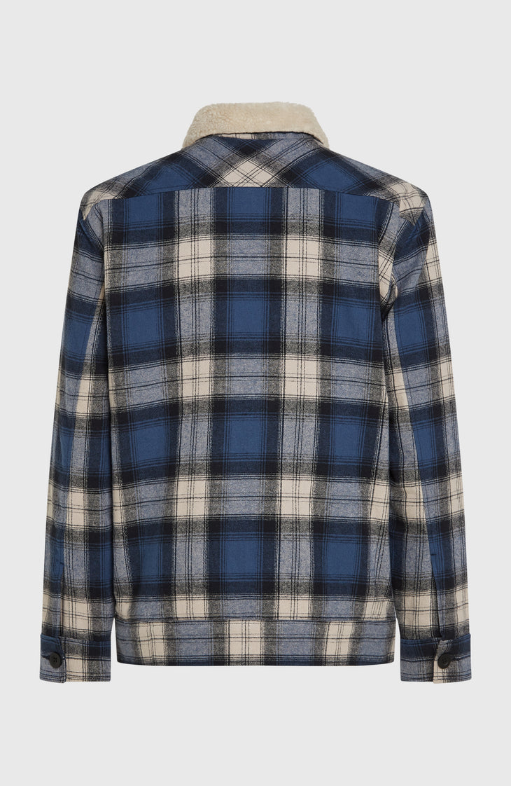 O'Riginals Fleece-Lined Jacket | Mozart Blue Check