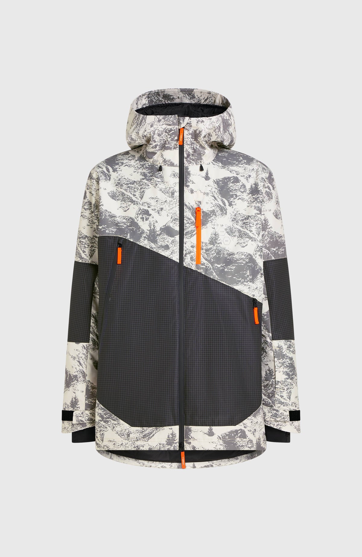 FWC’Peak Fire Snow Jacket | Grey Mountain Landscape