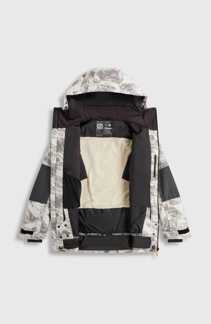 FWC’Peak Fire Snow Jacket | Grey Mountain Landscape