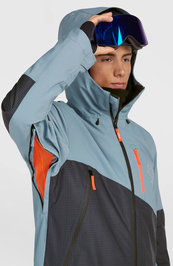 FWC’Peak Fire Snow Jacket | Murky Water Colour Block