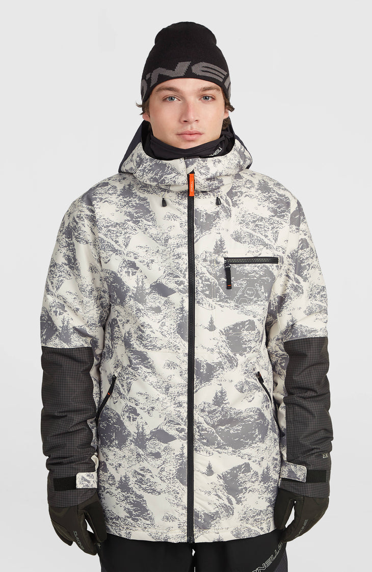 FWC'Peak Snow Jacket | Grey Mountain Landscape