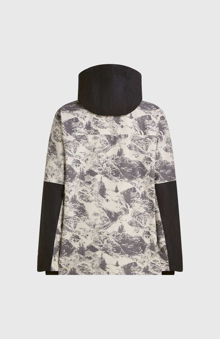 FWC'Peak Snow Jacket | Grey Mountain Landscape