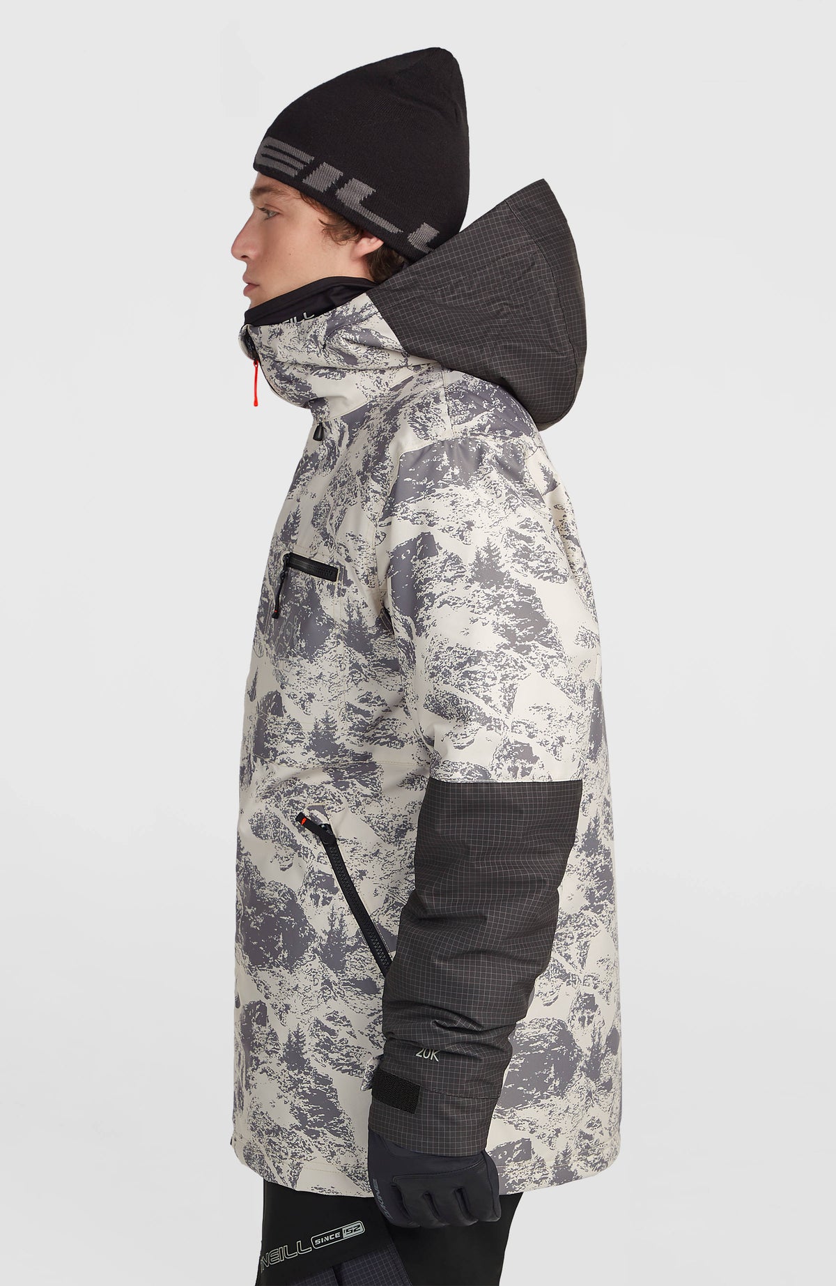 FWC'Peak Snow Jacket | Grey Mountain Landscape