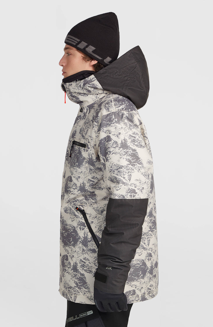 FWC'Peak Snow Jacket | Grey Mountain Landscape