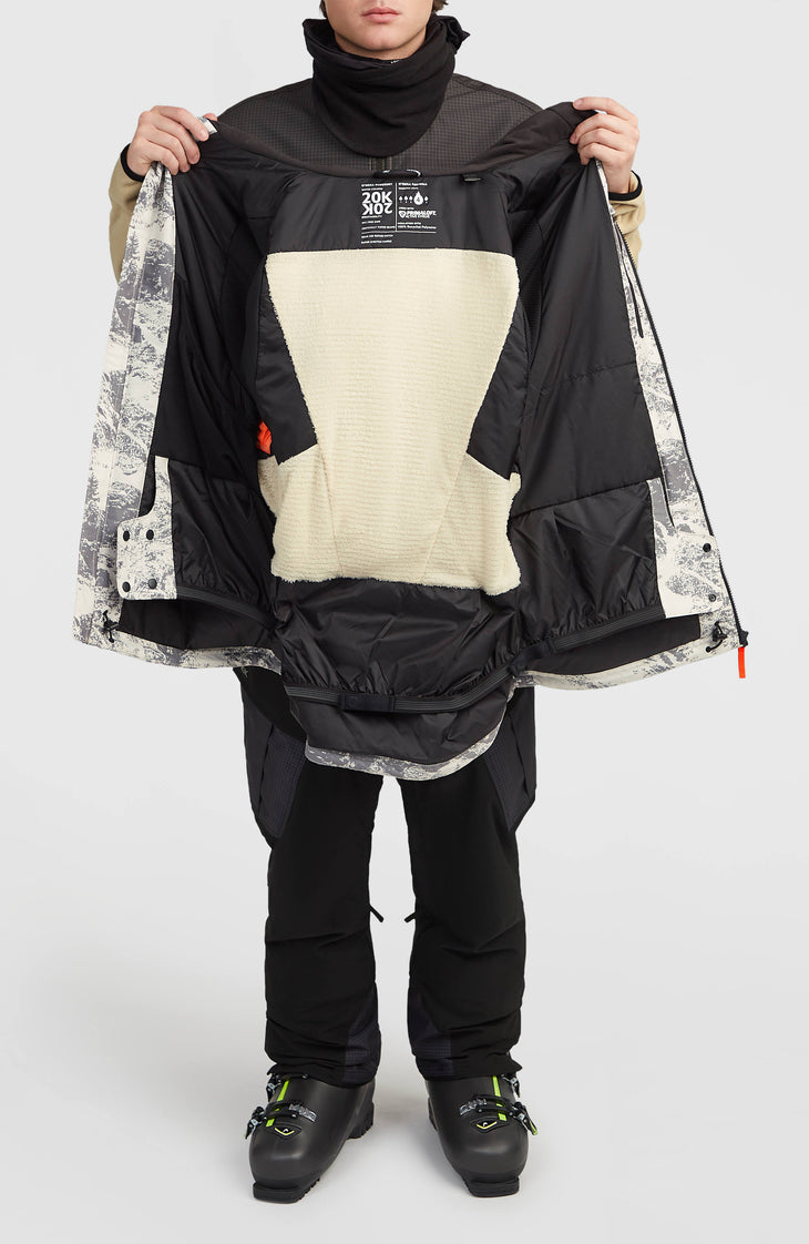 FWC'Peak Snow Jacket | Grey Mountain Landscape