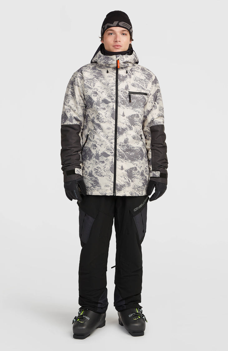 FWC'Peak Snow Jacket | Grey Mountain Landscape