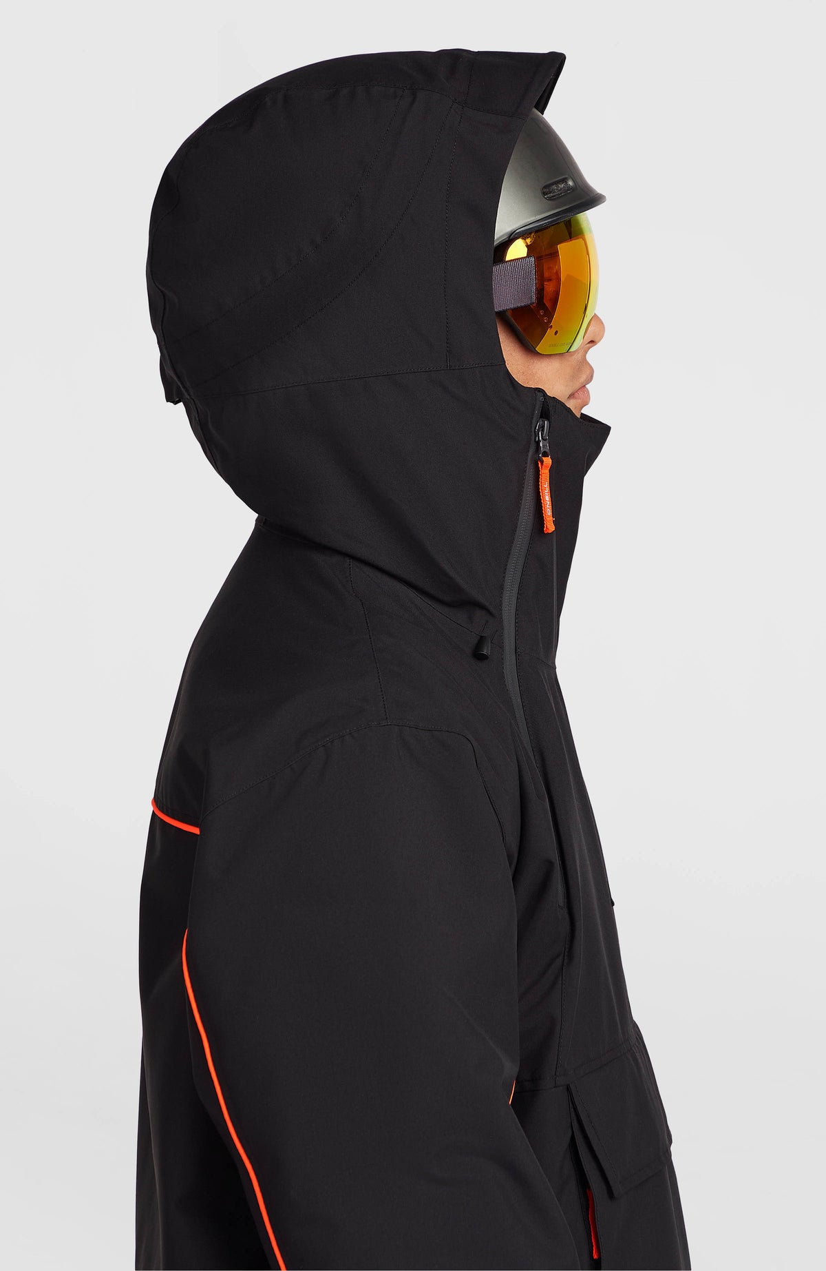 FWC'Play Asymmetric Snow Jacket | Black Out