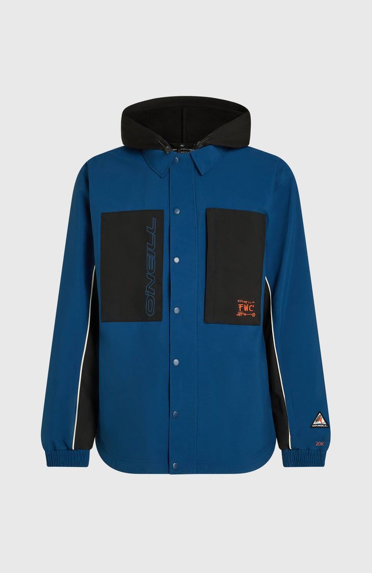 FWC'Play Shacket Snow Jacket | Regal Blue Colour Block