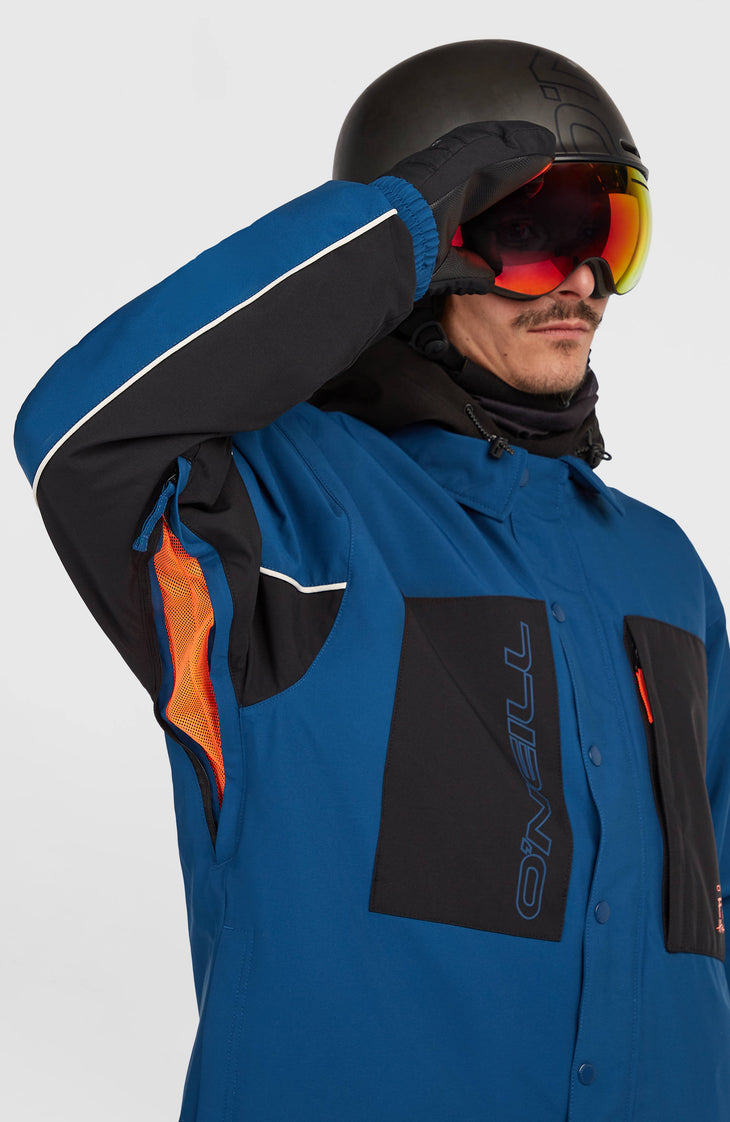 FWC'Play Shacket Snow Jacket | Regal Blue Colour Block