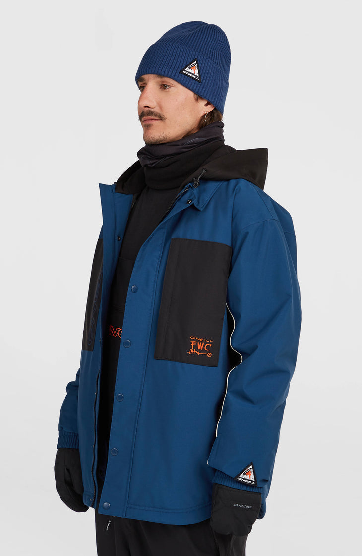 FWC'Play Shacket Snow Jacket | Regal Blue Colour Block
