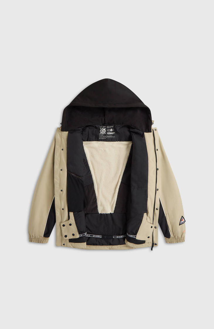FWC'Play Shacket Snow Jacket | Olive Blush Colour Block