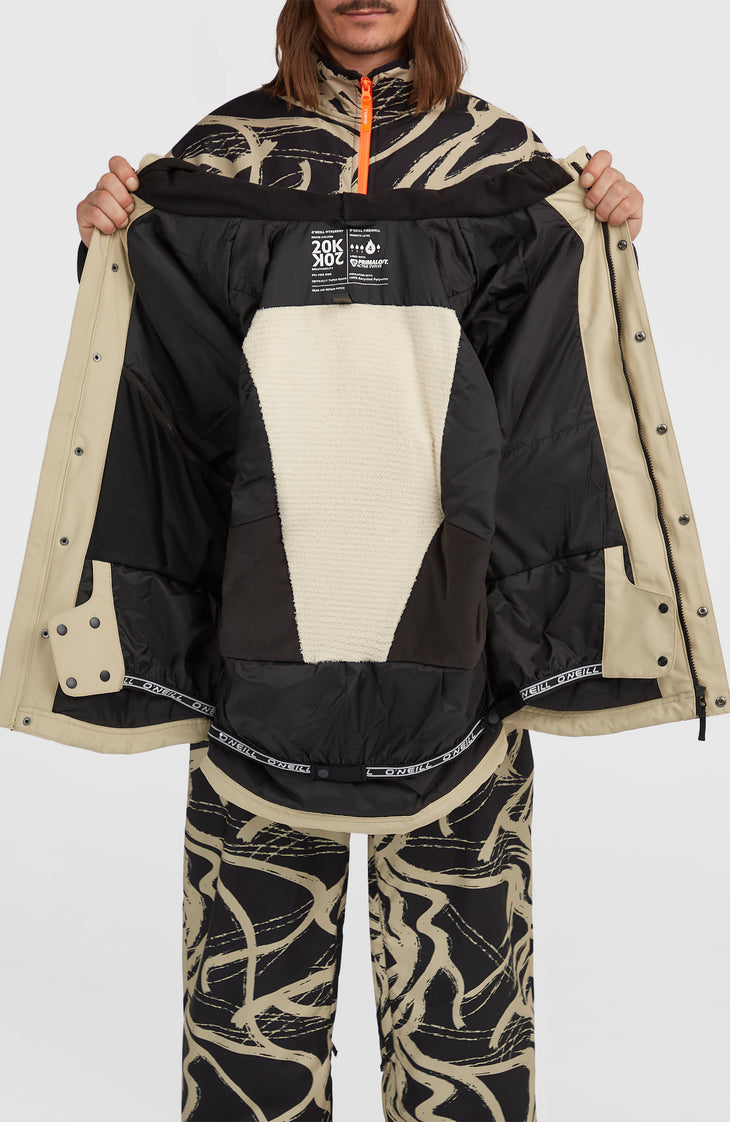 FWC'Play Shacket Snow Jacket | Olive Blush Colour Block