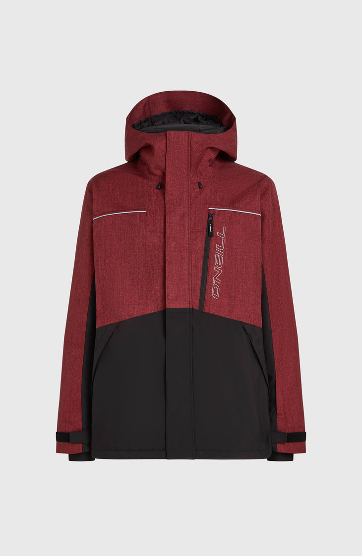 FWC'Cruz Melange Snow Jacket | Tamarillo Colour Block