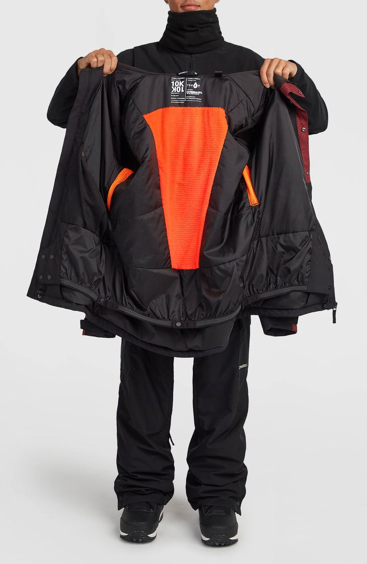 FWC'Cruz Melange Snow Jacket | Tamarillo Colour Block