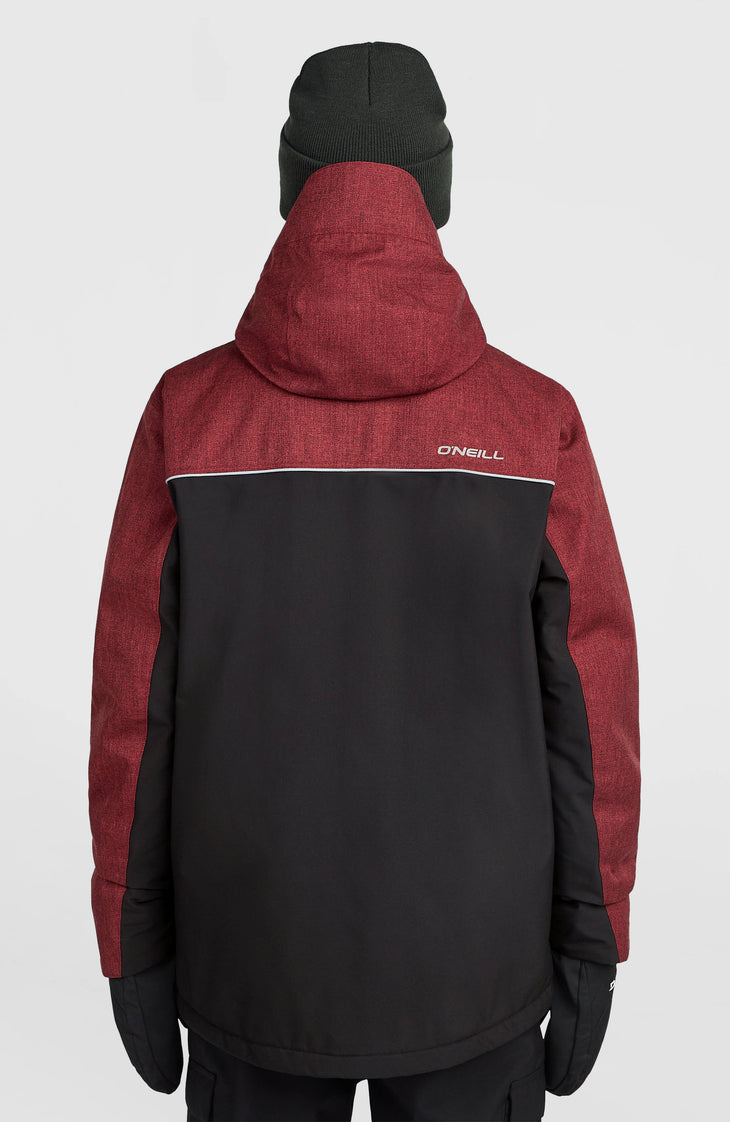 FWC'Cruz Melange Snow Jacket | Tamarillo Colour Block