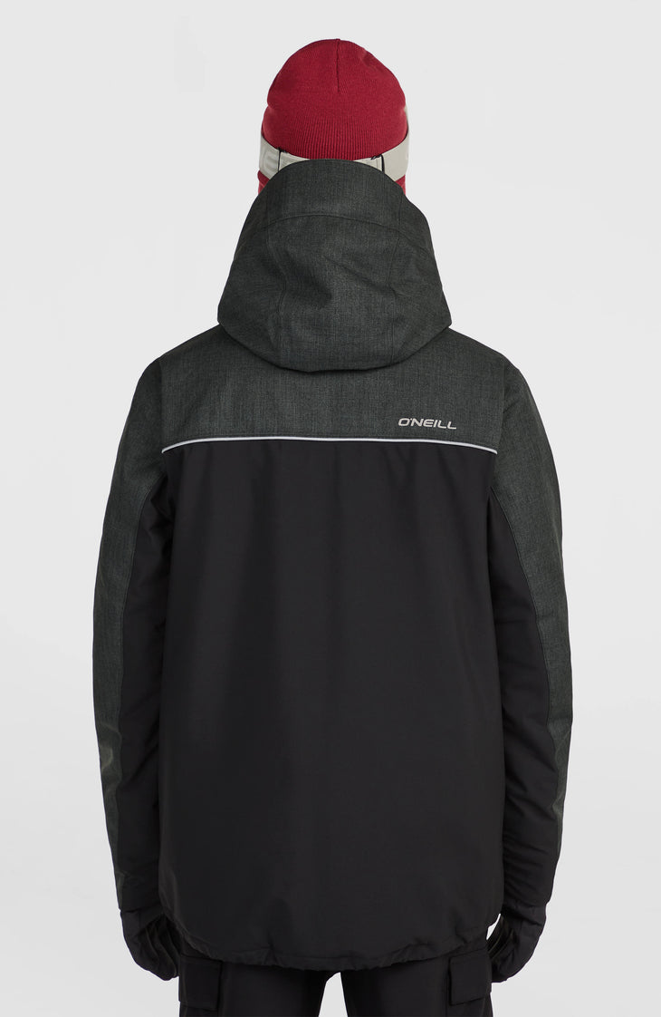 FWC'Cruz Melange Snow Jacket | Black Out Colour Block