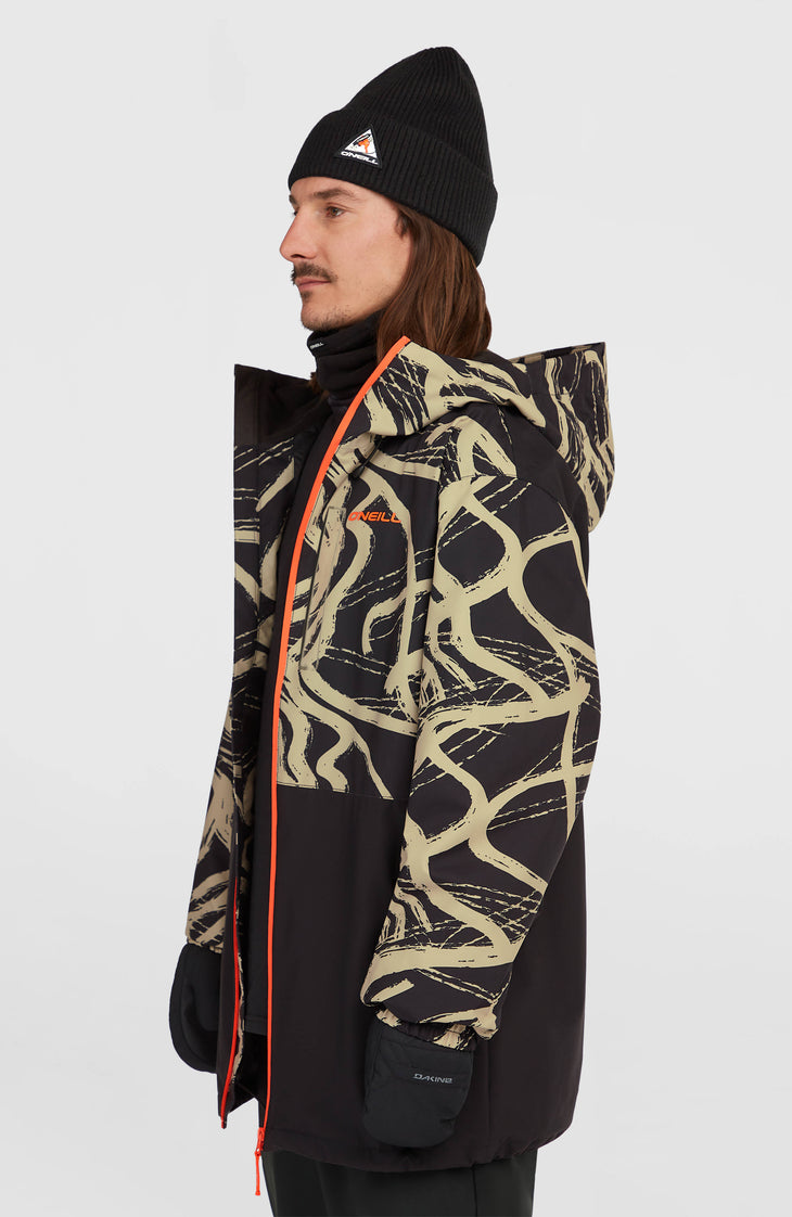 FWC'Play Park Snow Jacket | Beige Snowtracks
