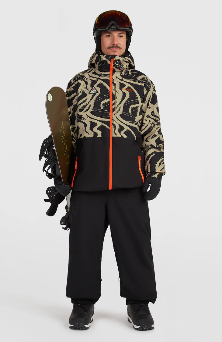 FWC'Play Park Snow Jacket | Beige Snowtracks