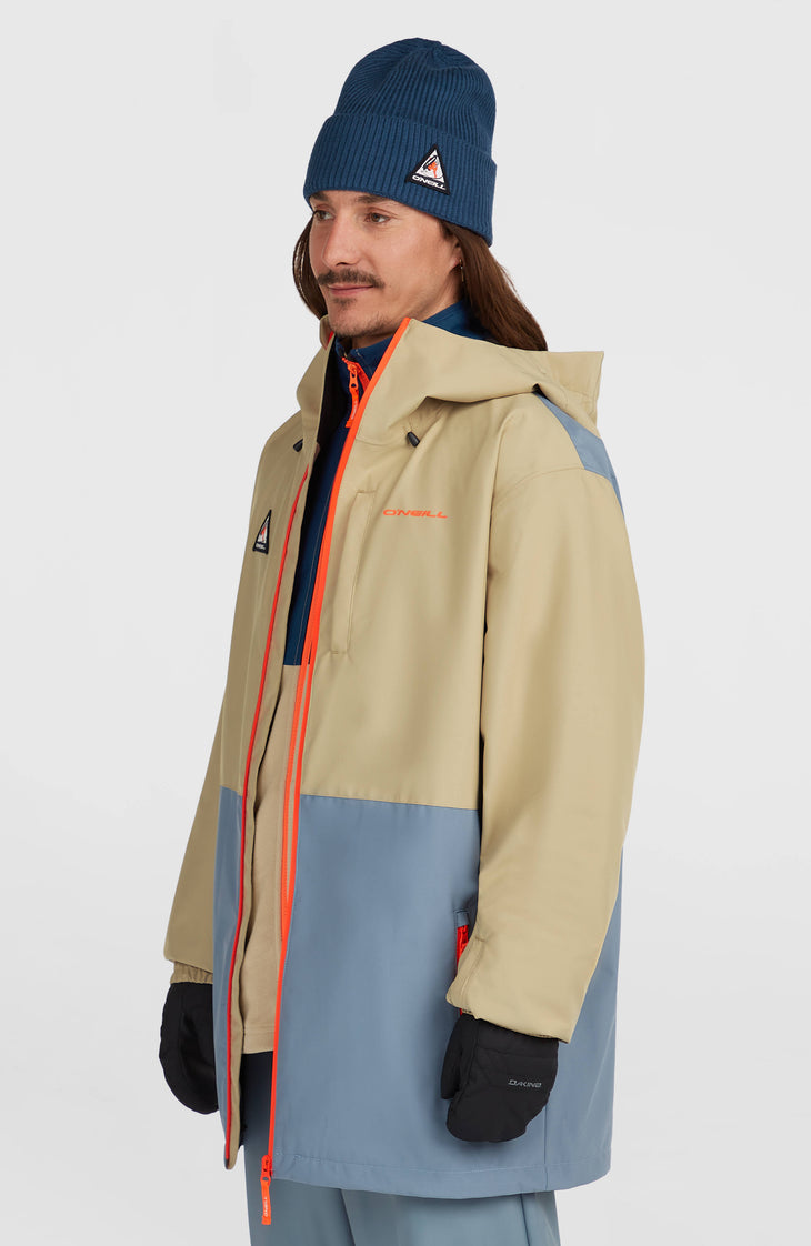 FWC'Play Park Snow Jacket | Olive Blush Colour Block