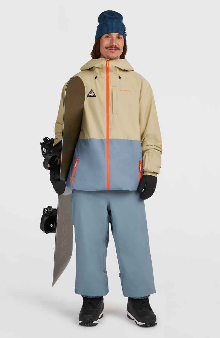 FWC'Play Park Snow Jacket | Olive Blush Colour Block