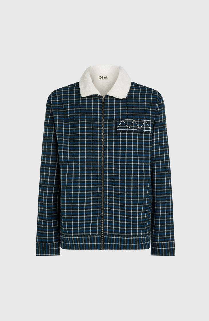 O'Riginals Fleece-Lined Jacket | Blue Heritage Checks