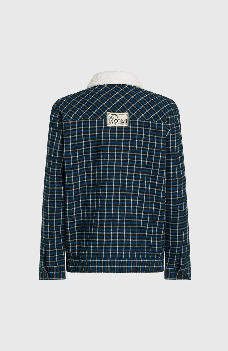 O'Riginals Fleece-Lined Jacket | Blue Heritage Checks