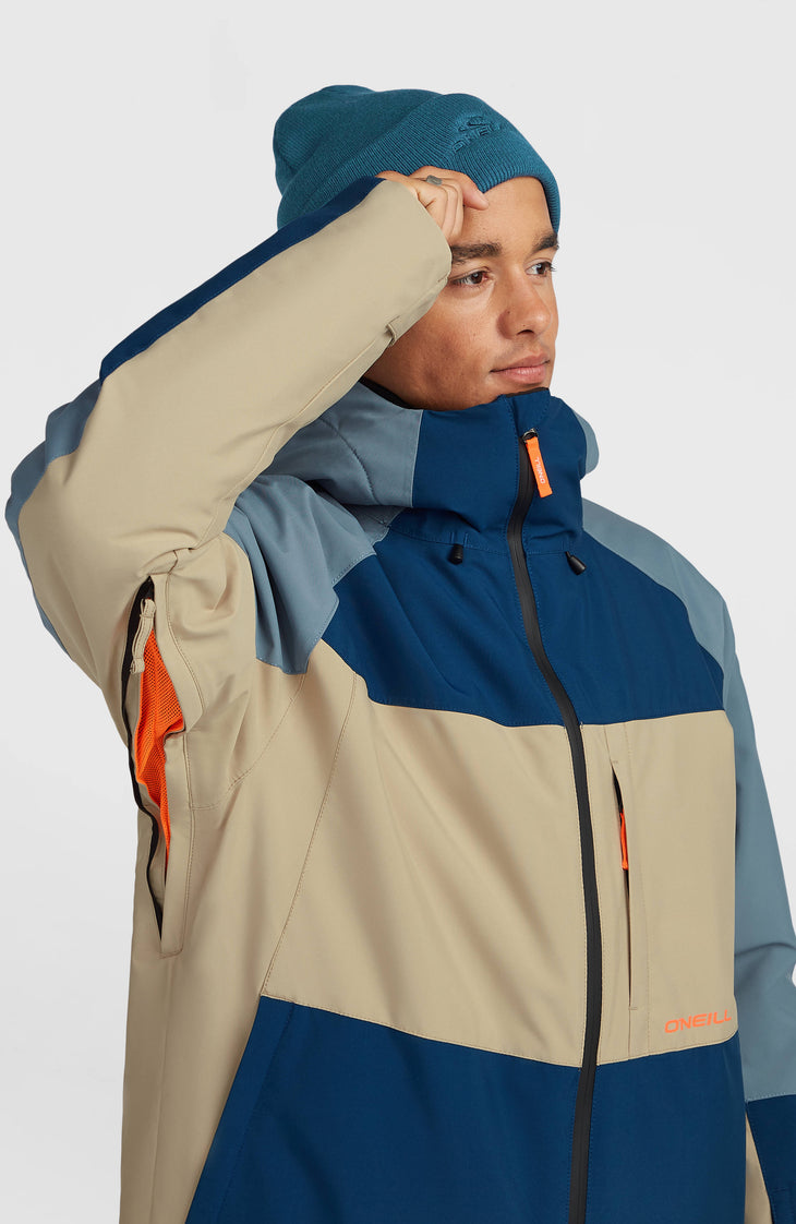 FWC'Cruz Mean Machine Snow Jacket | Regal Blue Colour Block