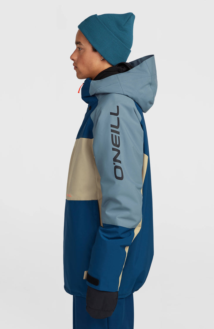 FWC'Cruz Mean Machine Snow Jacket | Regal Blue Colour Block