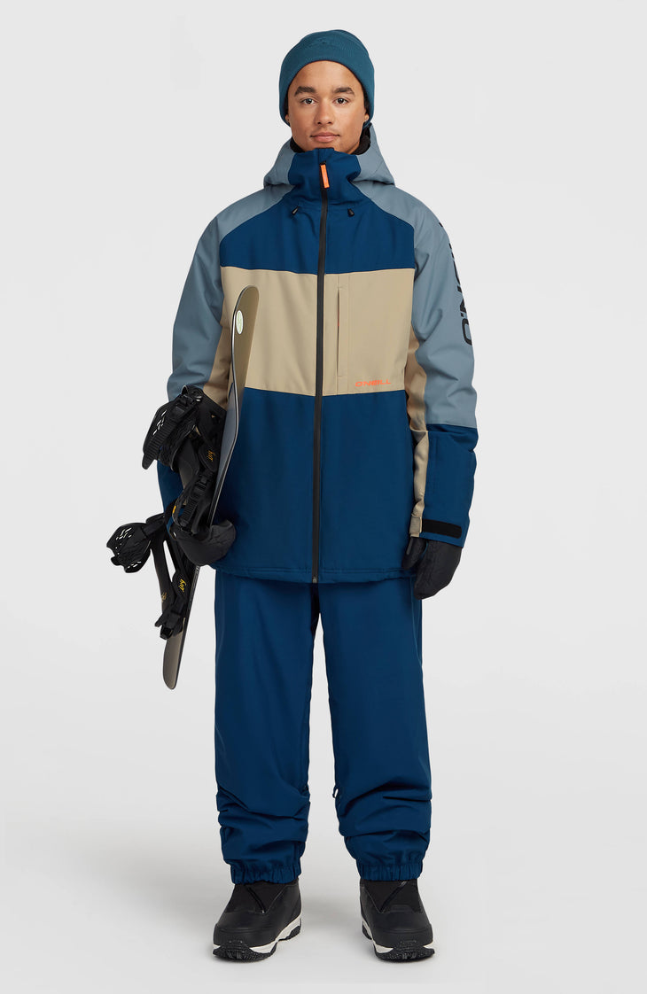 FWC'Cruz Mean Machine Snow Jacket | Regal Blue Colour Block