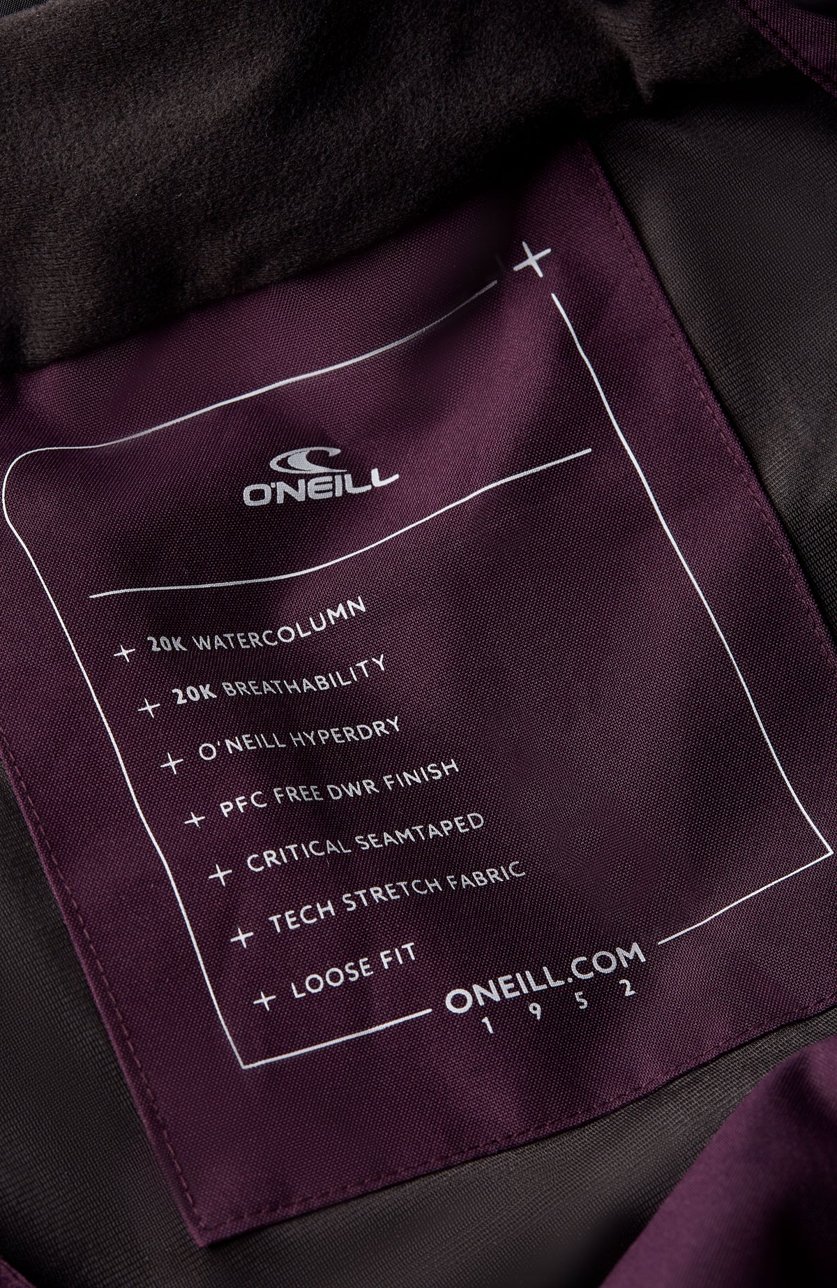 O'Riginals Bib Loose Snow Pants | Aubergine