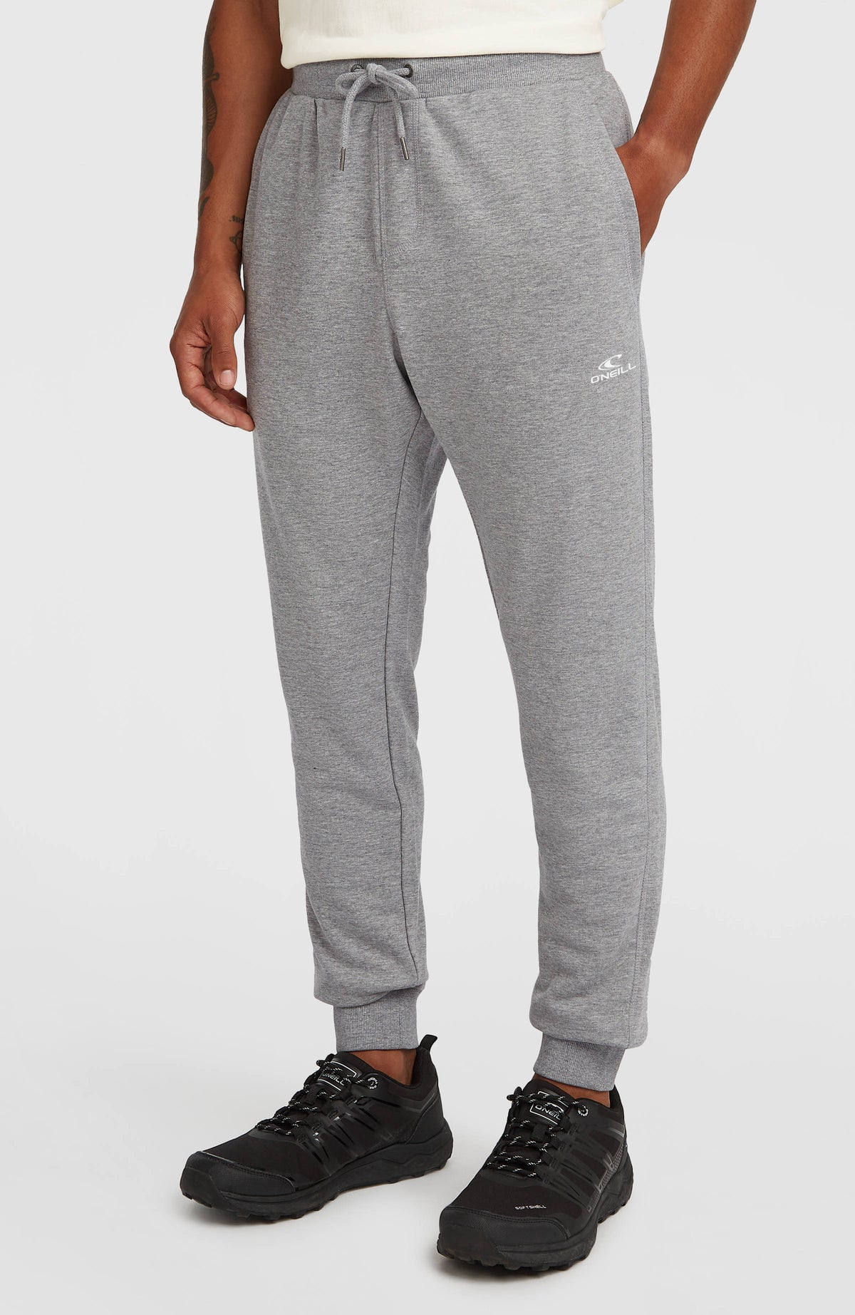 Small Logo Sweatpants | Silver Melee